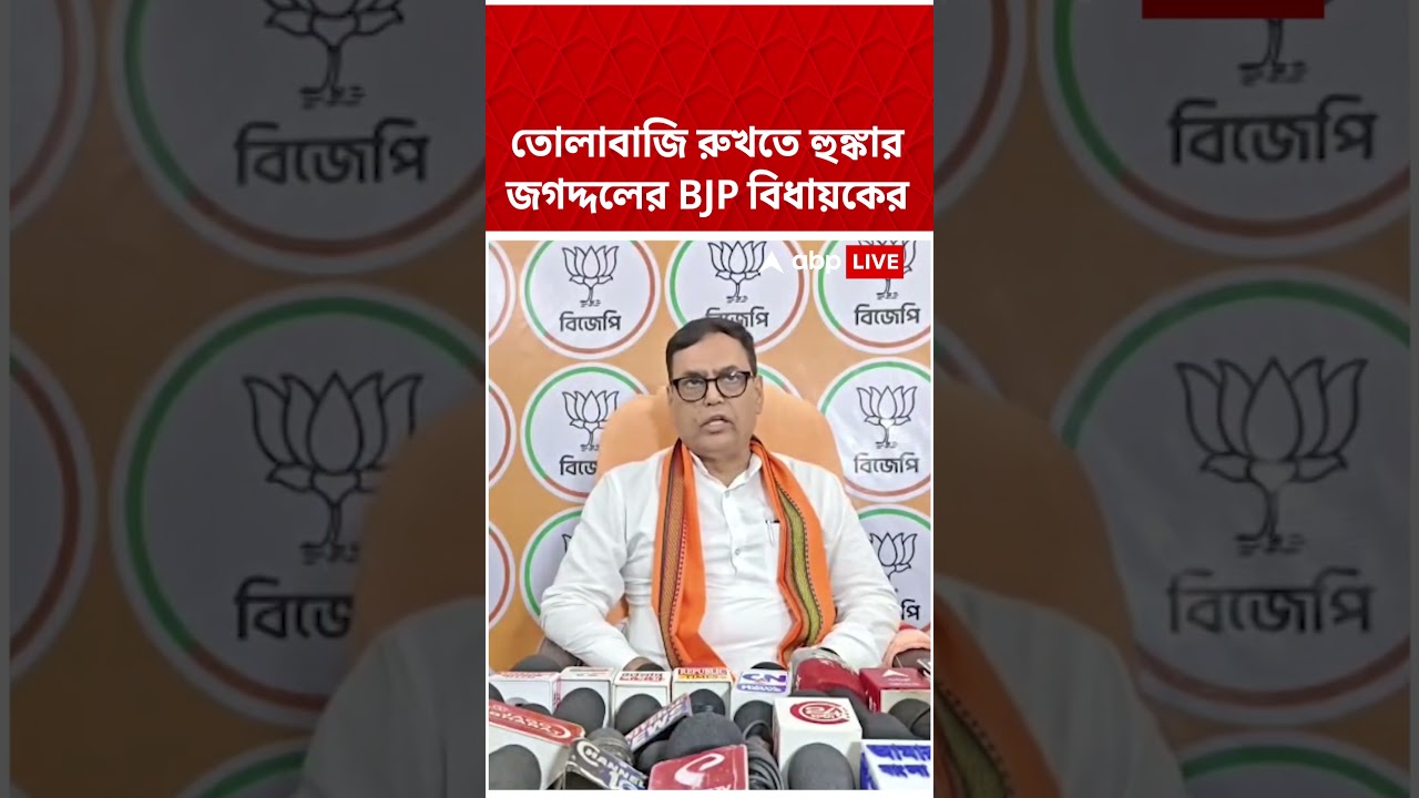 তোলাবাজি রুখতে হুঙ্কার জগদ্দলের BJP বিধায়কের #shorts #abpananda #jagaddal #bjpmla #Bjpnews