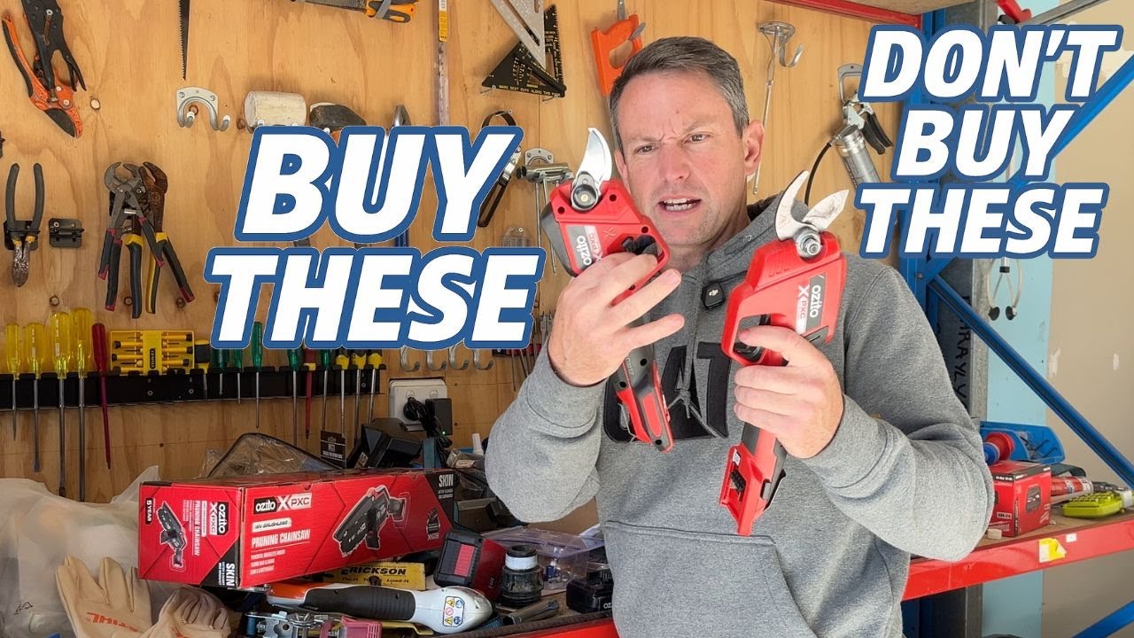 Lawnmower Man TESTS The BRUSHLESS OZITO Electric Pruning Shears