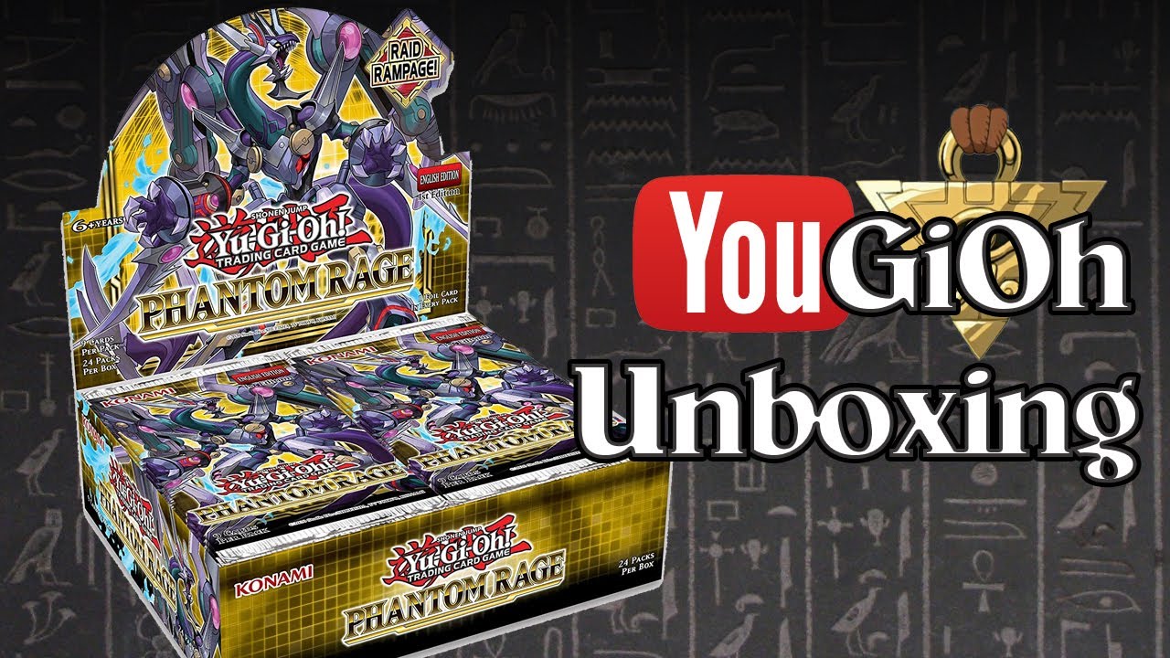 YuGiOh Phantom Rage TCG Unboxing