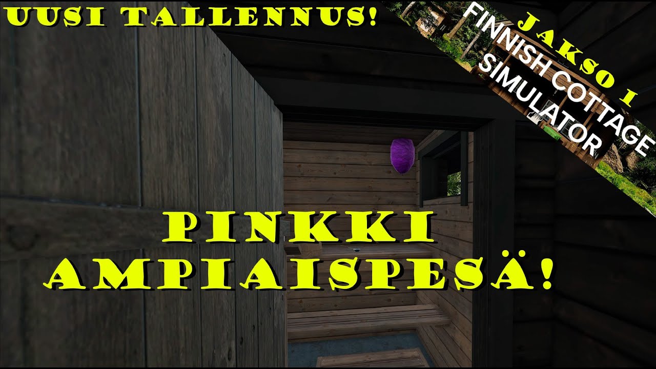MAHTAVA STARTTI! | Finnish Cottage Simulator #1