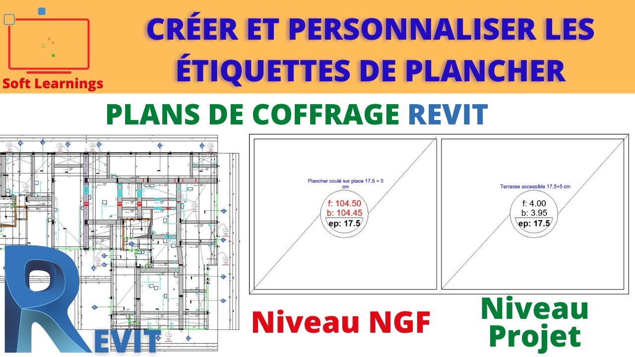 PLAN REVIT STRUCTURE – COMMENT CRÉER LES ÉTIQUETTES DE SOL SUR REVIT