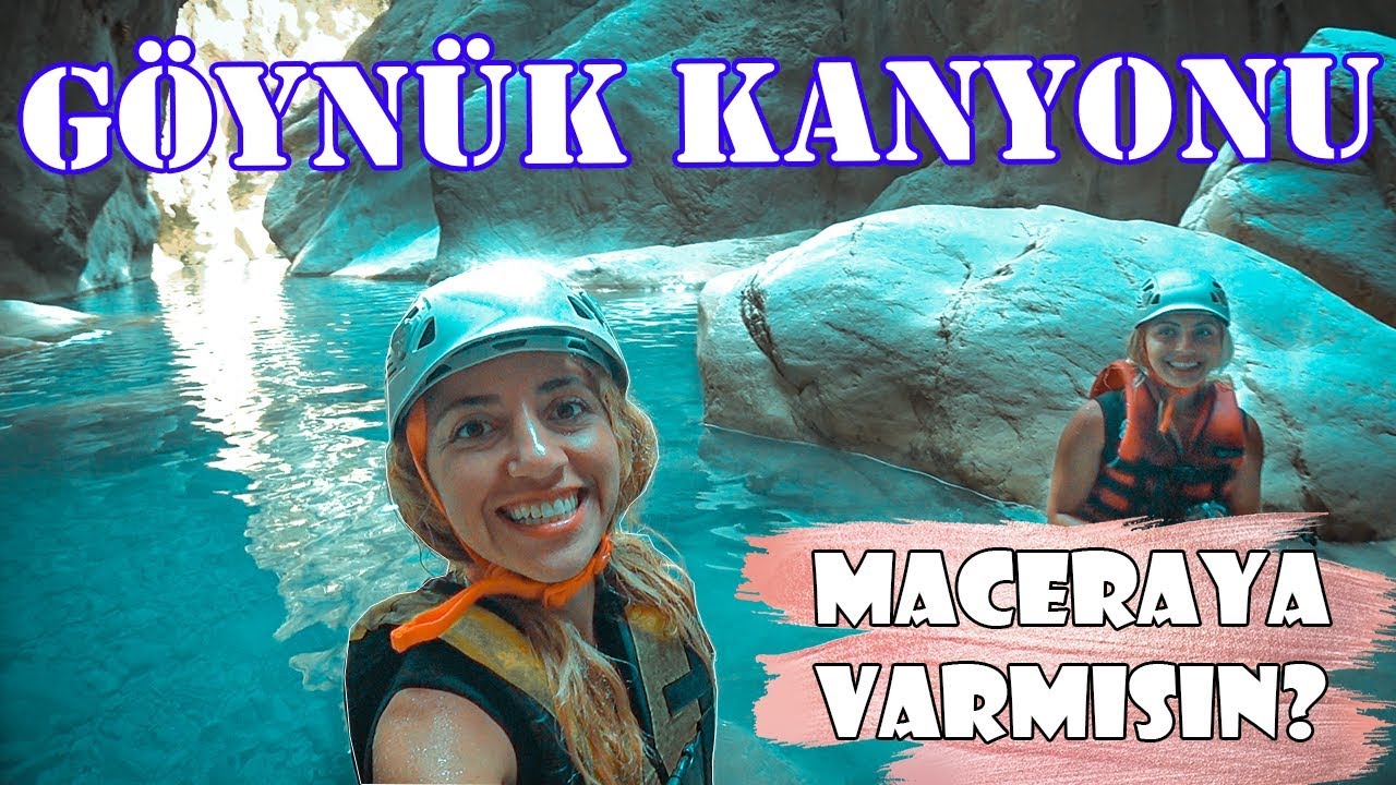 Türkiye'nin En Eğlenceli Kanyonunu Gördünüz mü? Antalya GÖYNÜK KANYONU