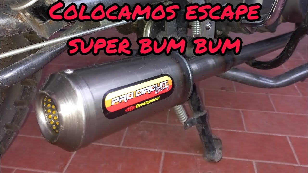 Escape PRO CIRCUIT para moto 110 cc