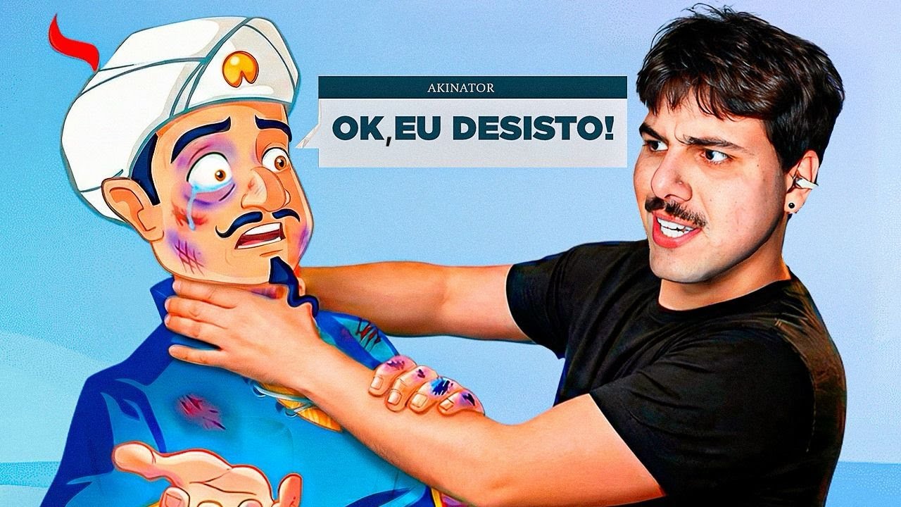 levei o AKINATOR ao limite até ele QUEBRAR