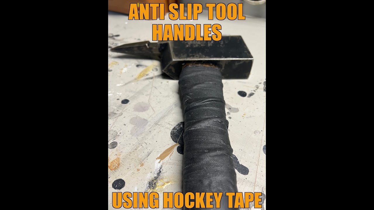 How to slip proof tool handles with hockey tape.