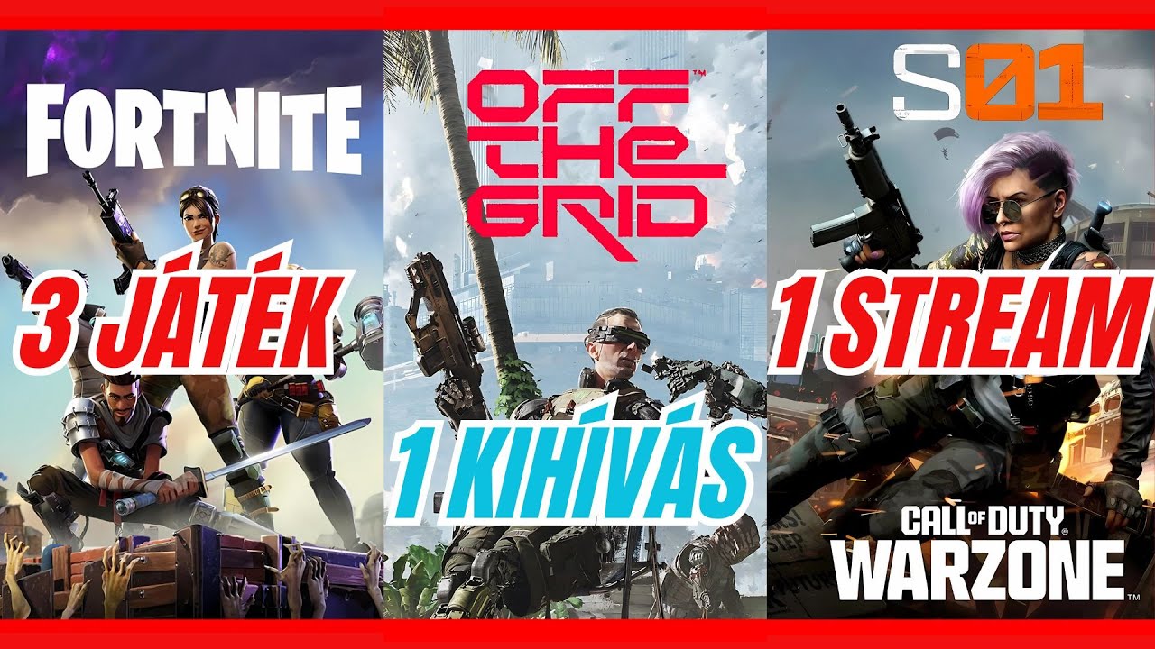 TRIPLA VAGY SEMMI KIHÍVÁS! |FORTNITE| |OFF THE GRID| |CALL OF DUTY: WARZONE| PS5 Pro