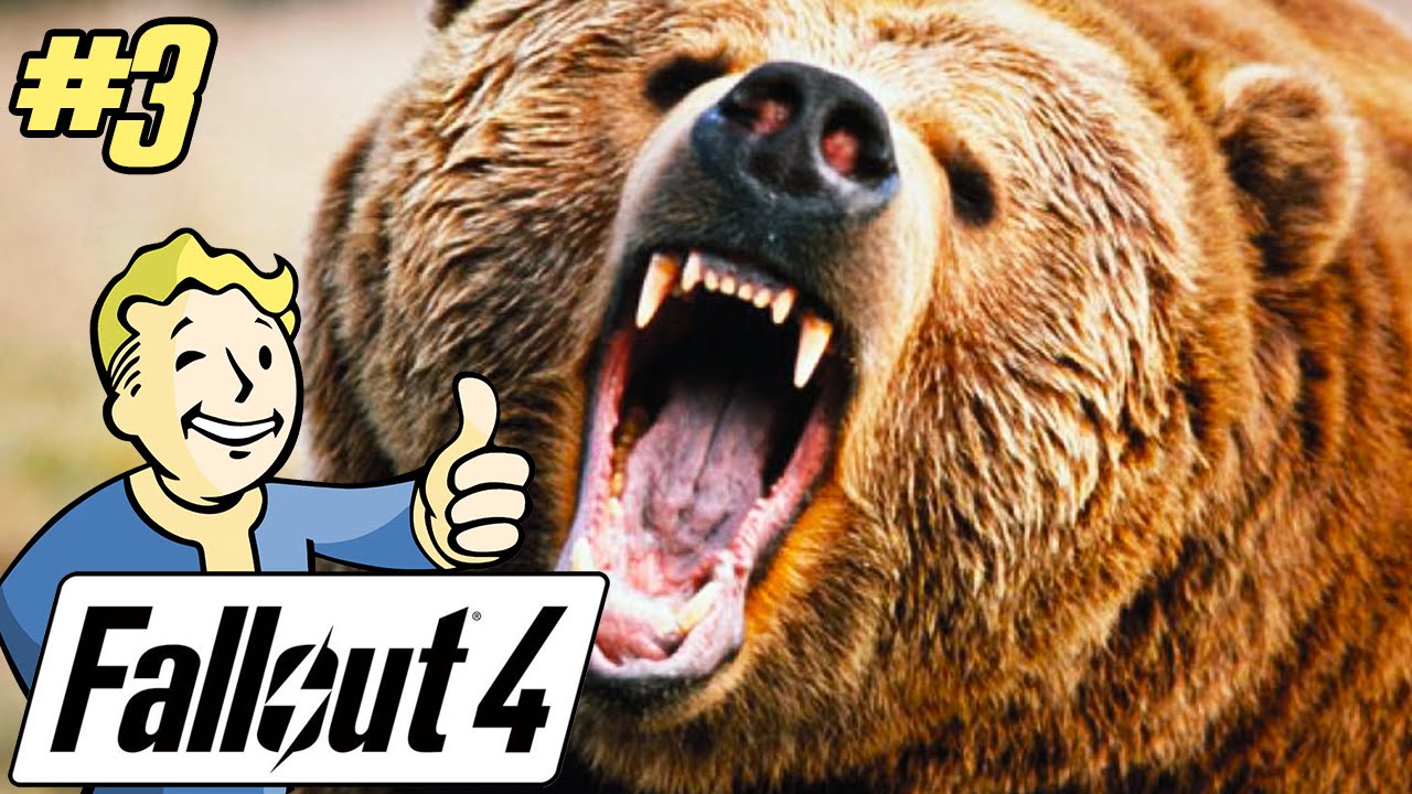 CRAZY MUTANT BEARS | Fallout 4 | Part 3