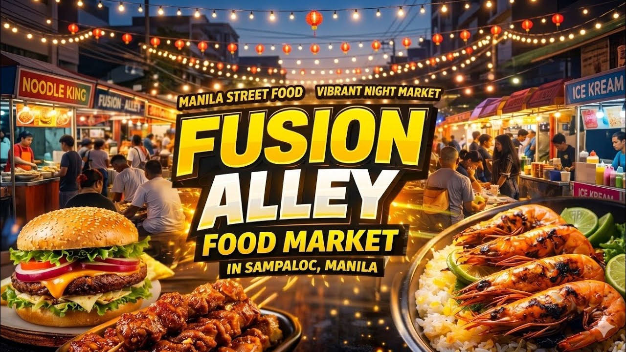 Food Trip at FUSION ALLEY Food Park Sampaloc Manila | Jeff Rivera