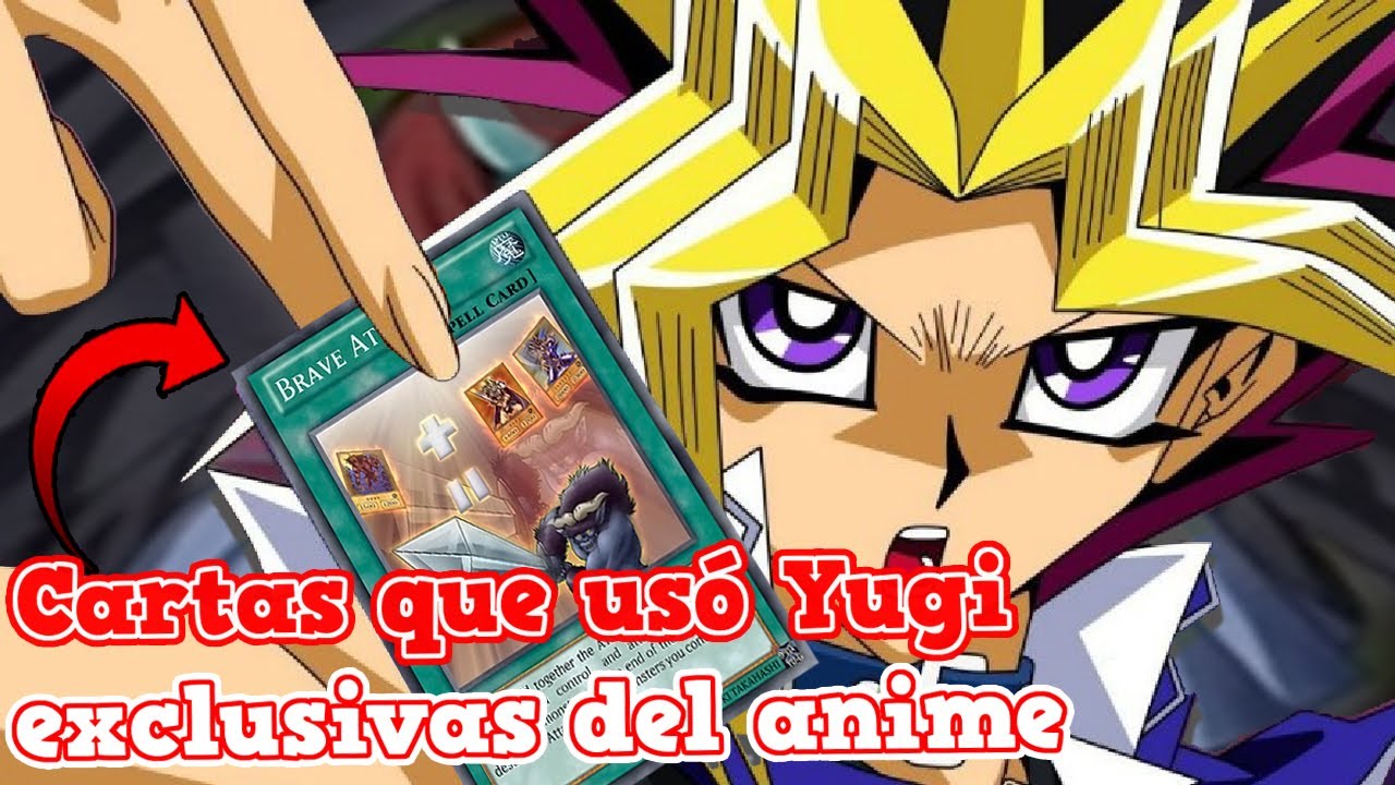 CARTAS USADAS por YUGI EXCLUSIVAS del ANIME de YUGIOH