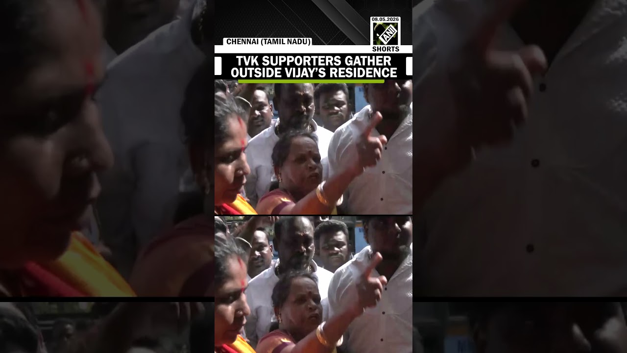 Hundreds of TVK supporters gather outside Thalapathy Vijay&rsquo;s house amid Government formation row