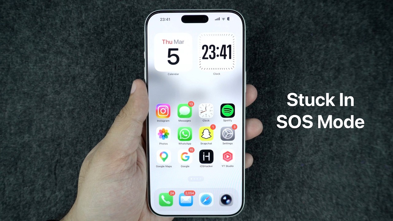 iPhone Stuck in SOS Mode? Here’s What to Do
