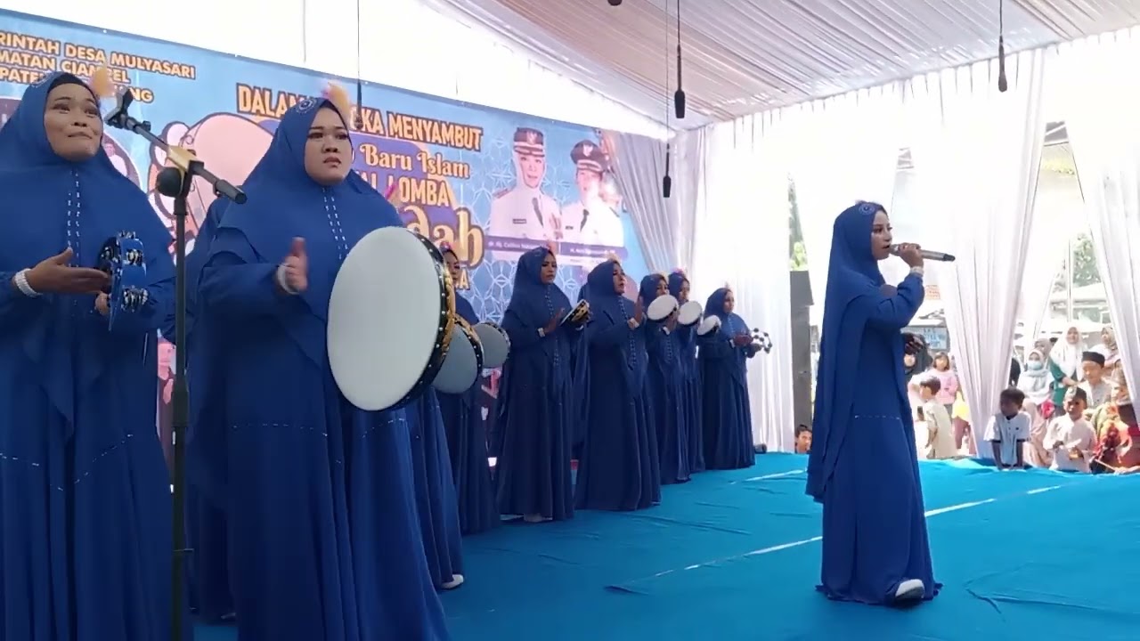 lagu MAGADIR Festival LOMBA QOSIDAH Group JASMINE desa Mulya Sari H Margono menyambut MUHARRAM