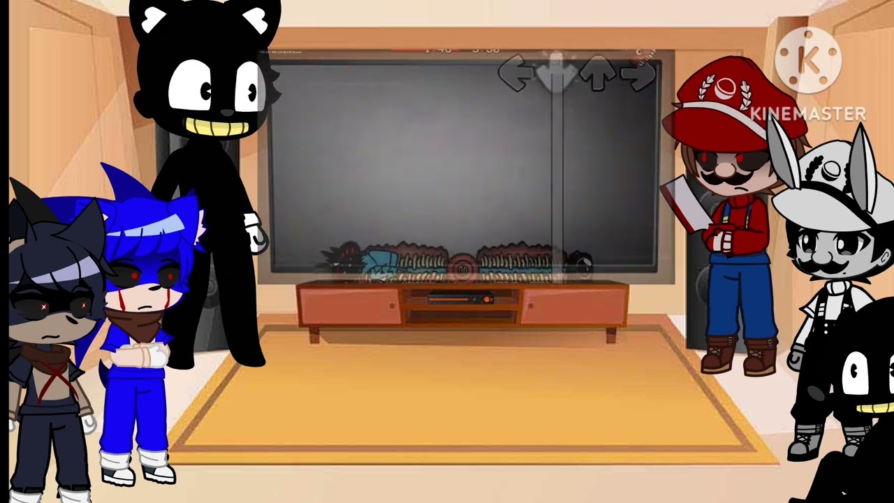 some of my favorite Exe's react to That's all folks! (Vs Cartoon Cat V2)
