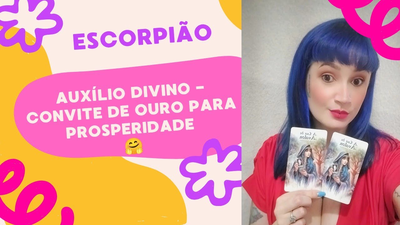 🧚🏻‍♀️♏ ESCORPIÃO - AUXÍLIO DIVINO- CONVITE DE OURO PARA PROSPERIDADE 🤗