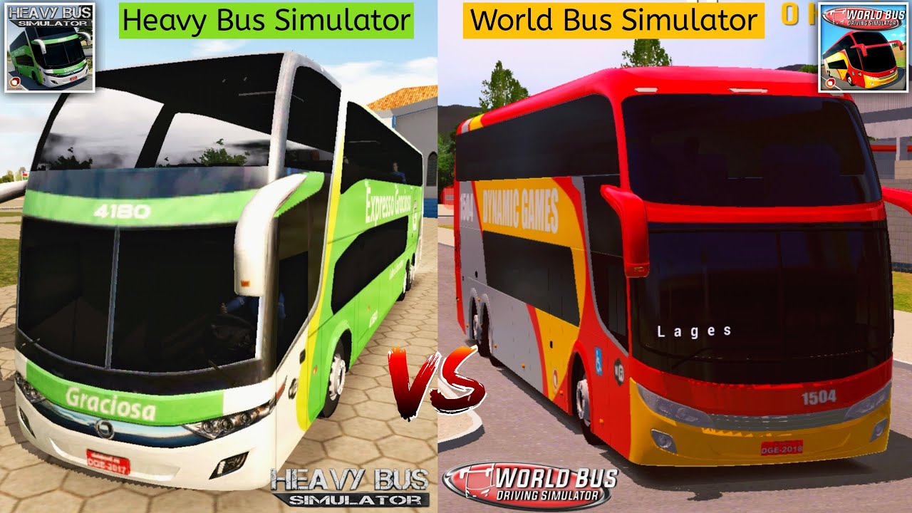 Heavy Bus Simulator vs World Bus Driving Simulator | Best Bus Games Comparison