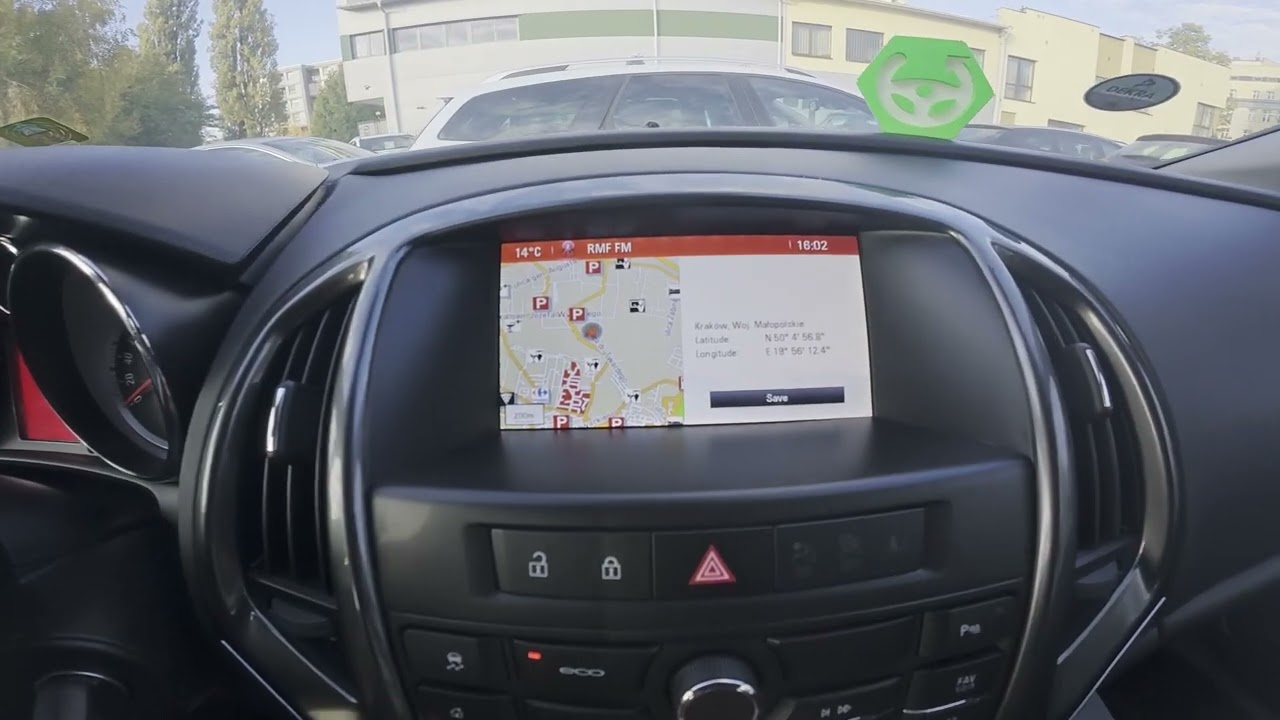 Opel Astra J (2009&ndash;2019) &mdash; как проверить текущее местоположение по GPS
