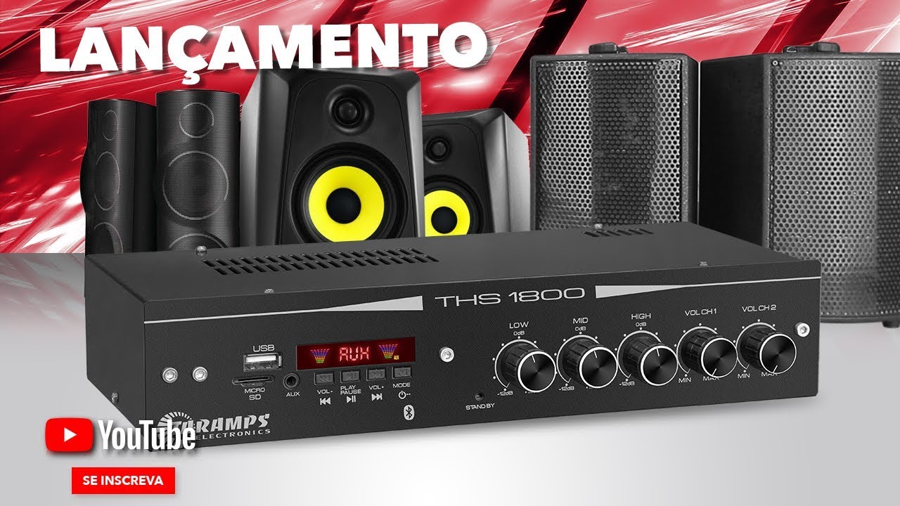 Amplificador Receiver Taramps 80Watts - THS 1800 (English/CC)