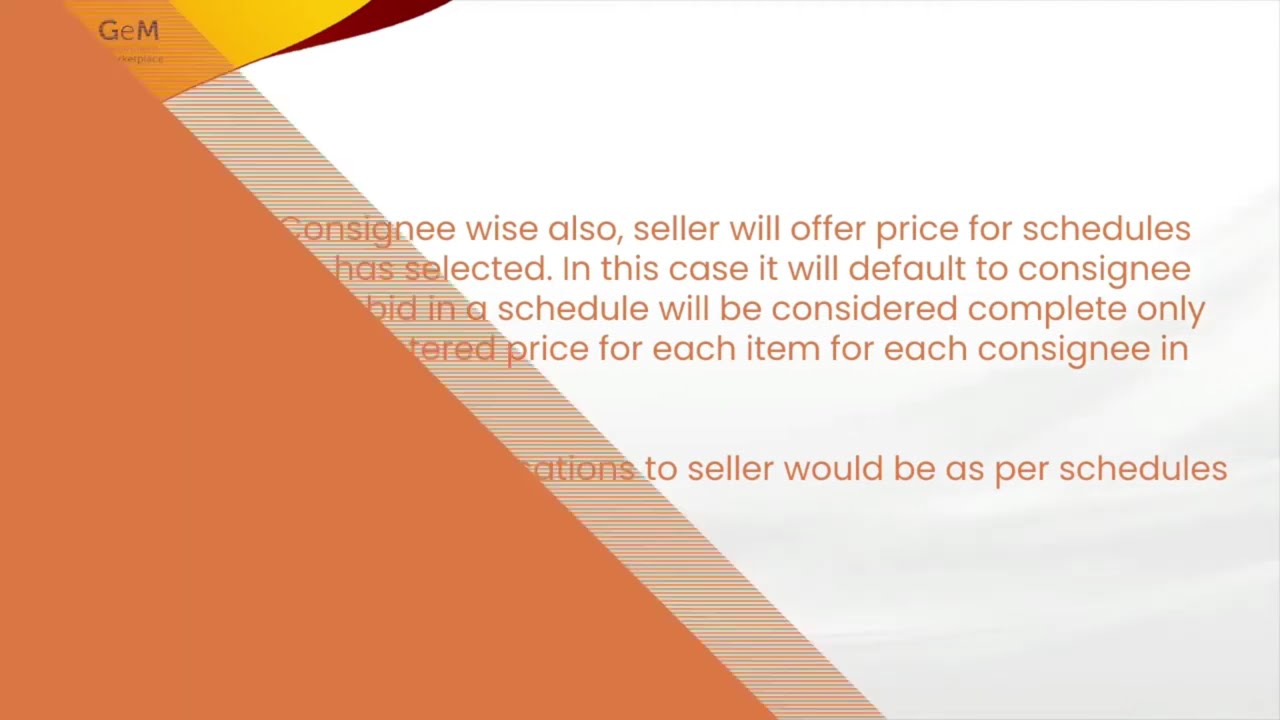Shedule wise Bunch Bid in GEM || Eprocurement || Tenders ||