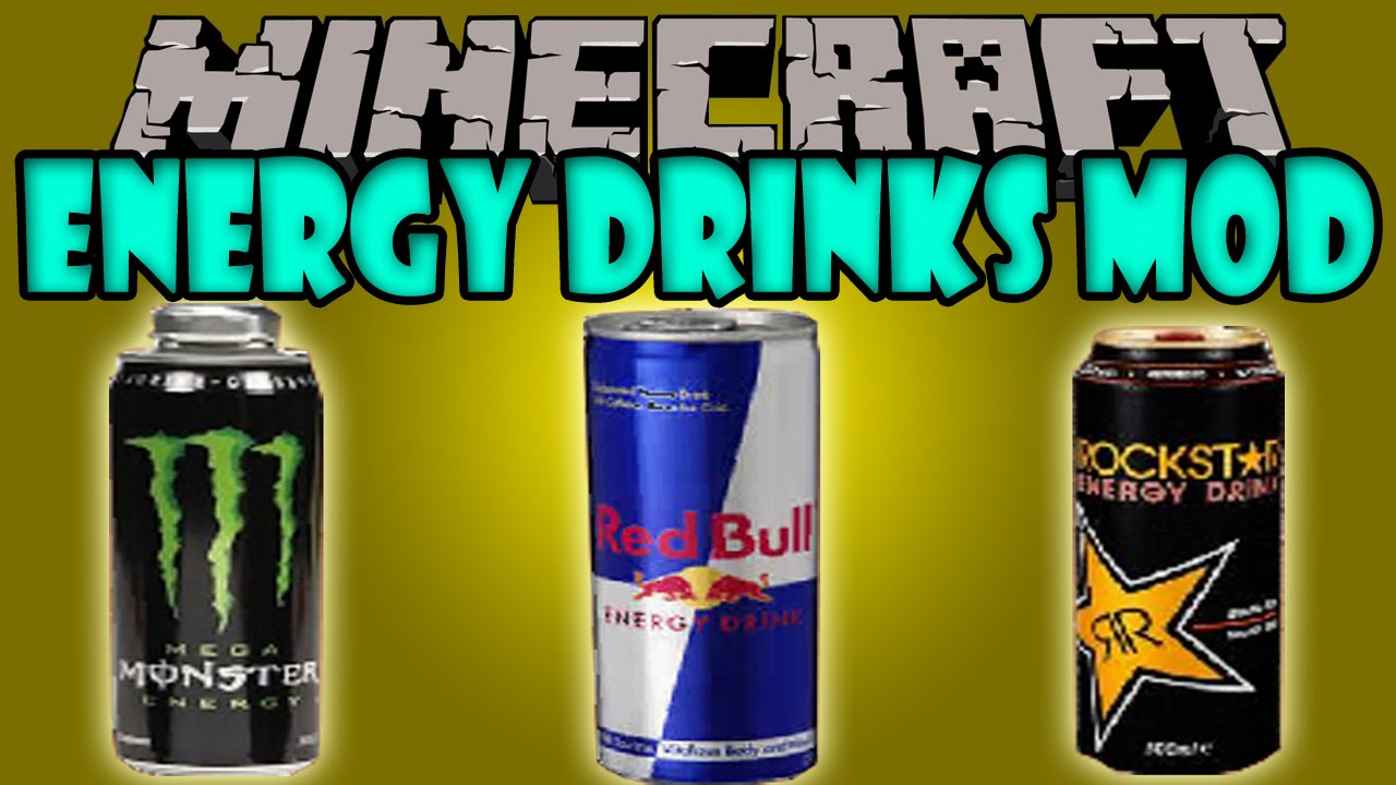 ENERGY DRINKS MOD - Red Bull, Monster Energy y mas! - Minecraft mod 1.7.10 review ESPAÑOL