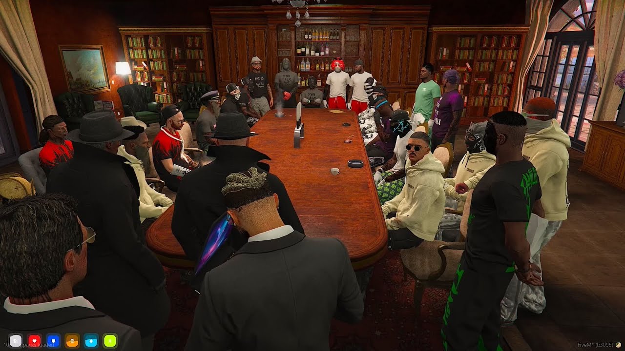 اكبر اجتماع عصابات في تاريخ فايف ام 😱😱(هل هي نهايت المتشادو🩸🩸)