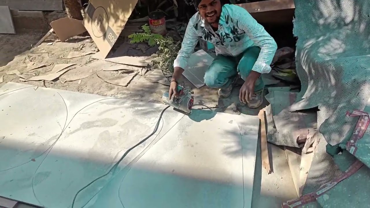 दूसरा ब्लॉक गैरनाइट डिजाइन कटिंग के साथ ट्रेड वीडियो 