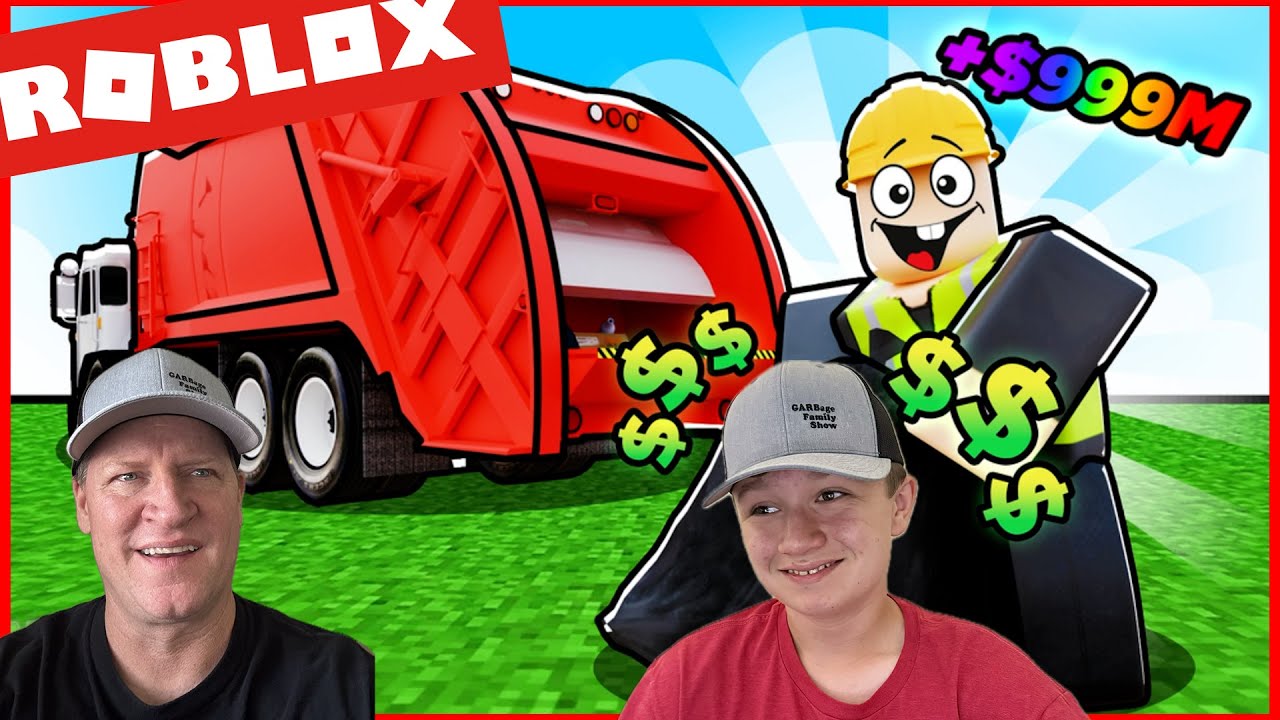 My Dad Plays 'Collect Garbage For Fun!' With Me On Roblox! Live Stream