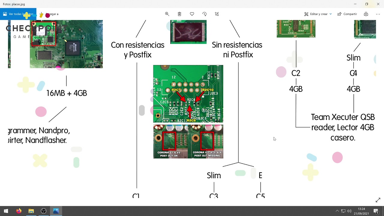 Identificar placas Xbox 360