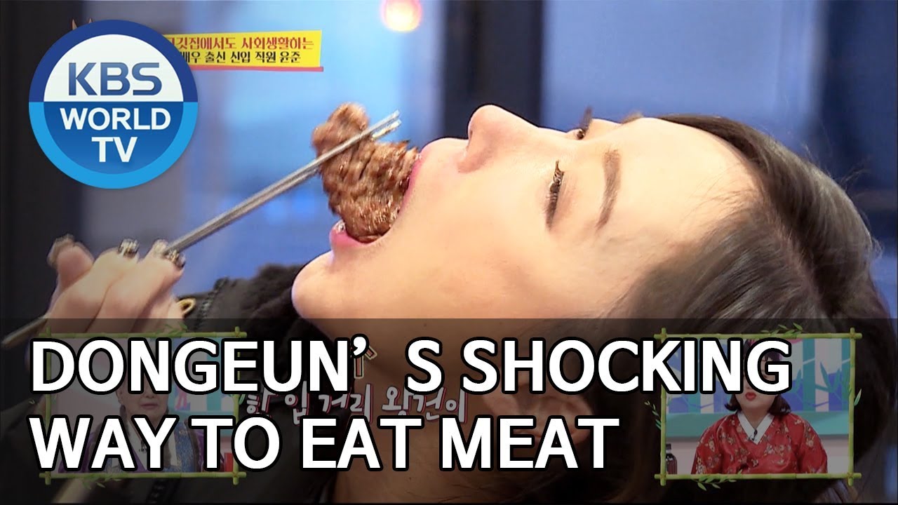 Dongeun’s shocking way to eat meat [Boss in the Mirror/ENG/2020.02.09]