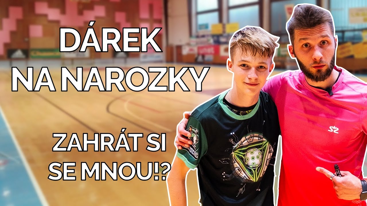 Přijel jsem si s Honzou zahrát florbal na jeho narozeniny 👌