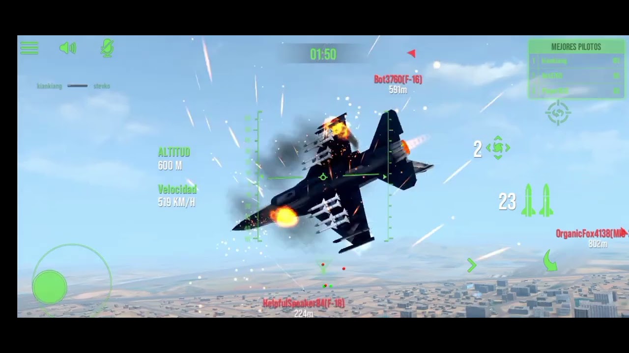 F16 gameplay ³
