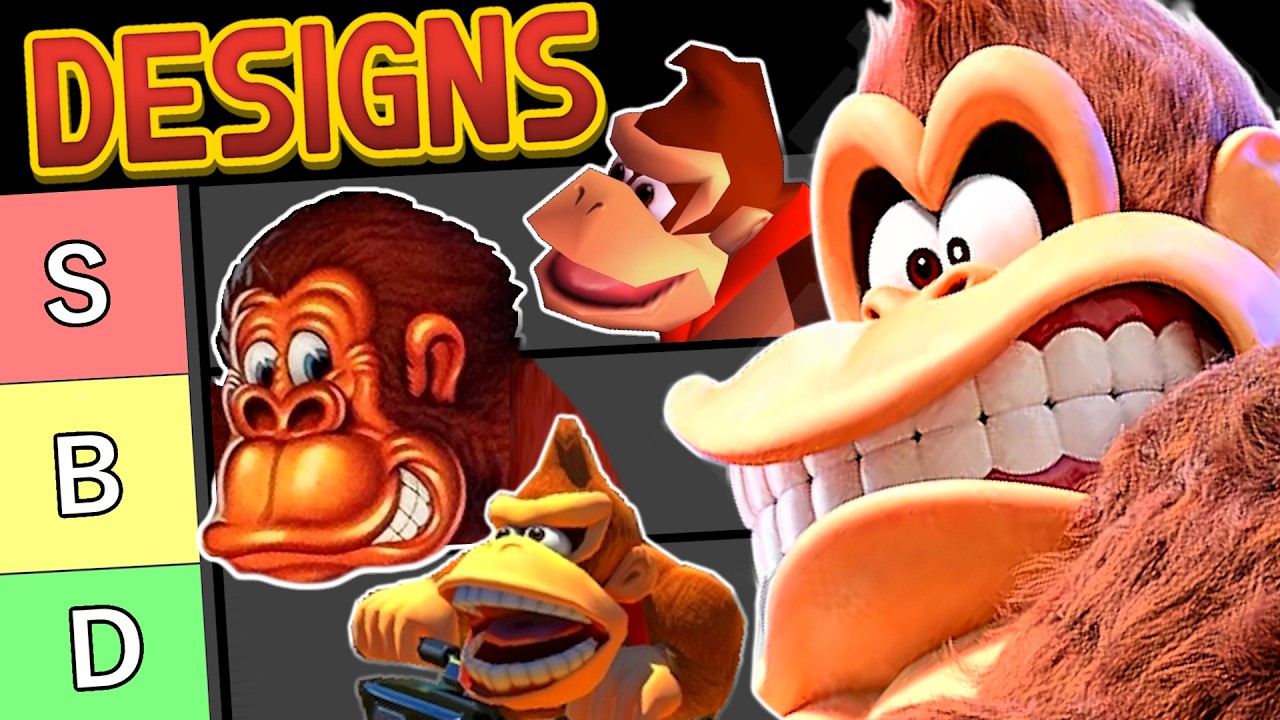 The BEST and WORST Donkey Kong Designs [Tier List]