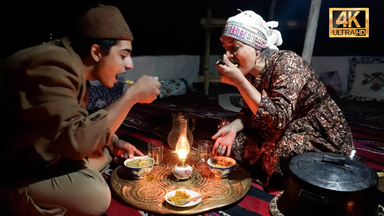 Shervā: Traditional Sangsari Ash Cooked in the Mountains| Iran Nomadic Life 