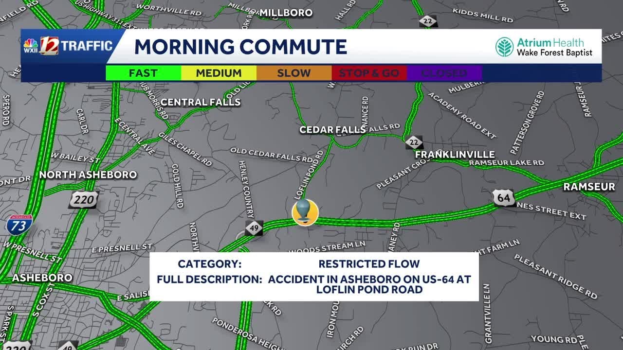 Gallimore Dairy Road closed in both directions after crash downs power pole in Greensboro