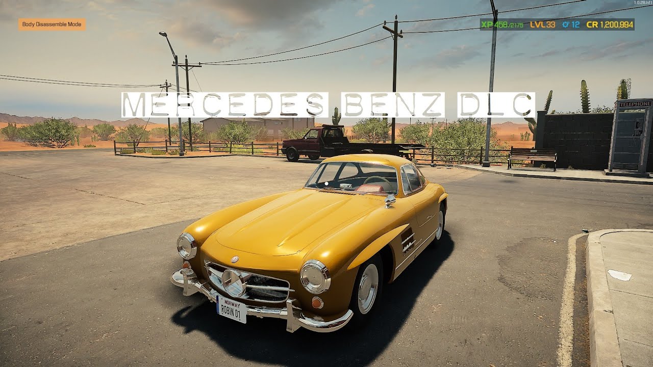 Mercedes Benz DLC for Car Mechanic Simulator 2021