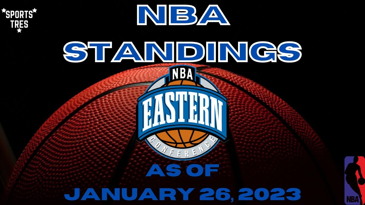 NBA EASTERN CONFERENCE STANDINGS as of TODAY | JANUARY 26, 2023