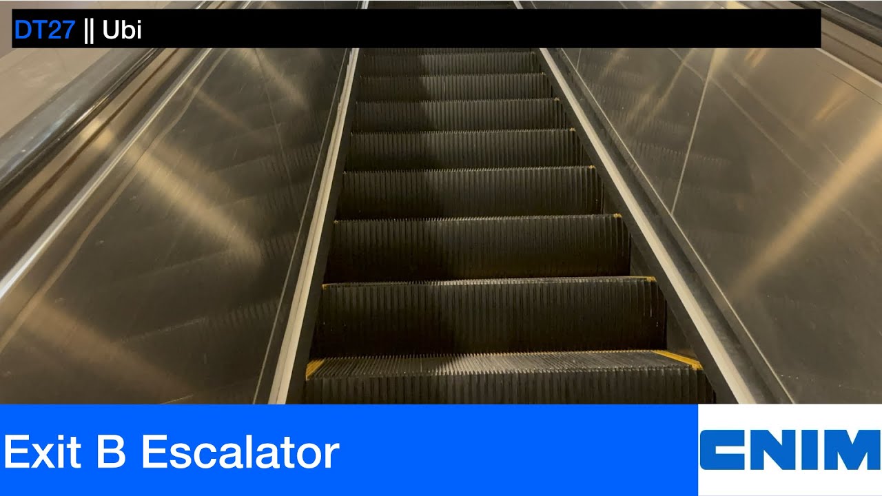 Ubi MRT Station || CNIM Escalator (Exit B)