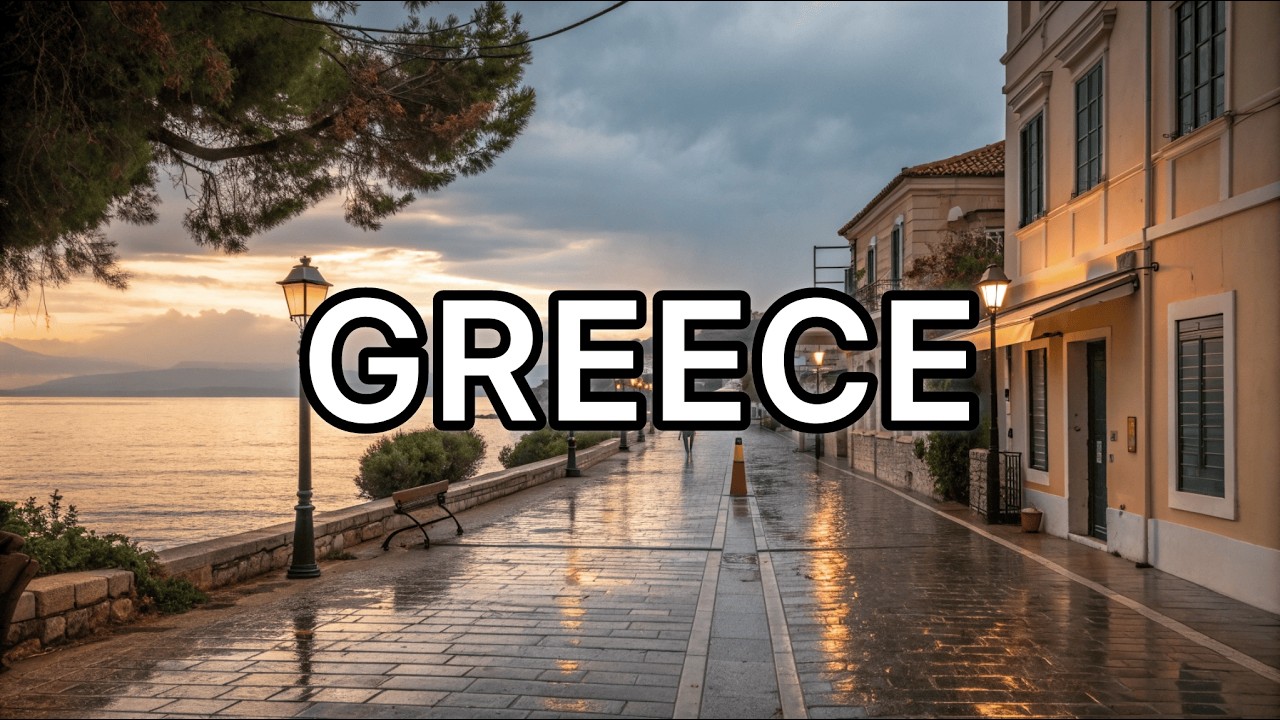 Morning Walk After Rain | City & Sea Views | Real Life Sounds