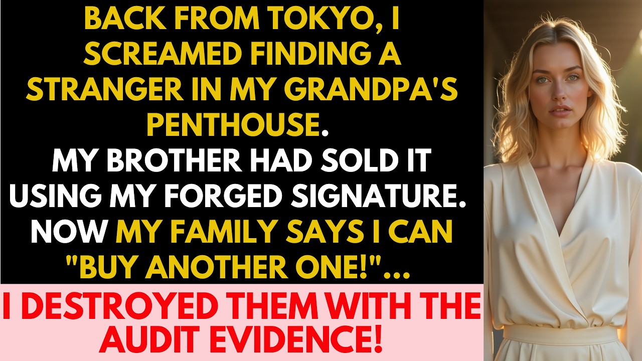 Back From Tokyo, I Screamed Finding A Stranger In My Grandpa's Penthouse. My Brother Had..