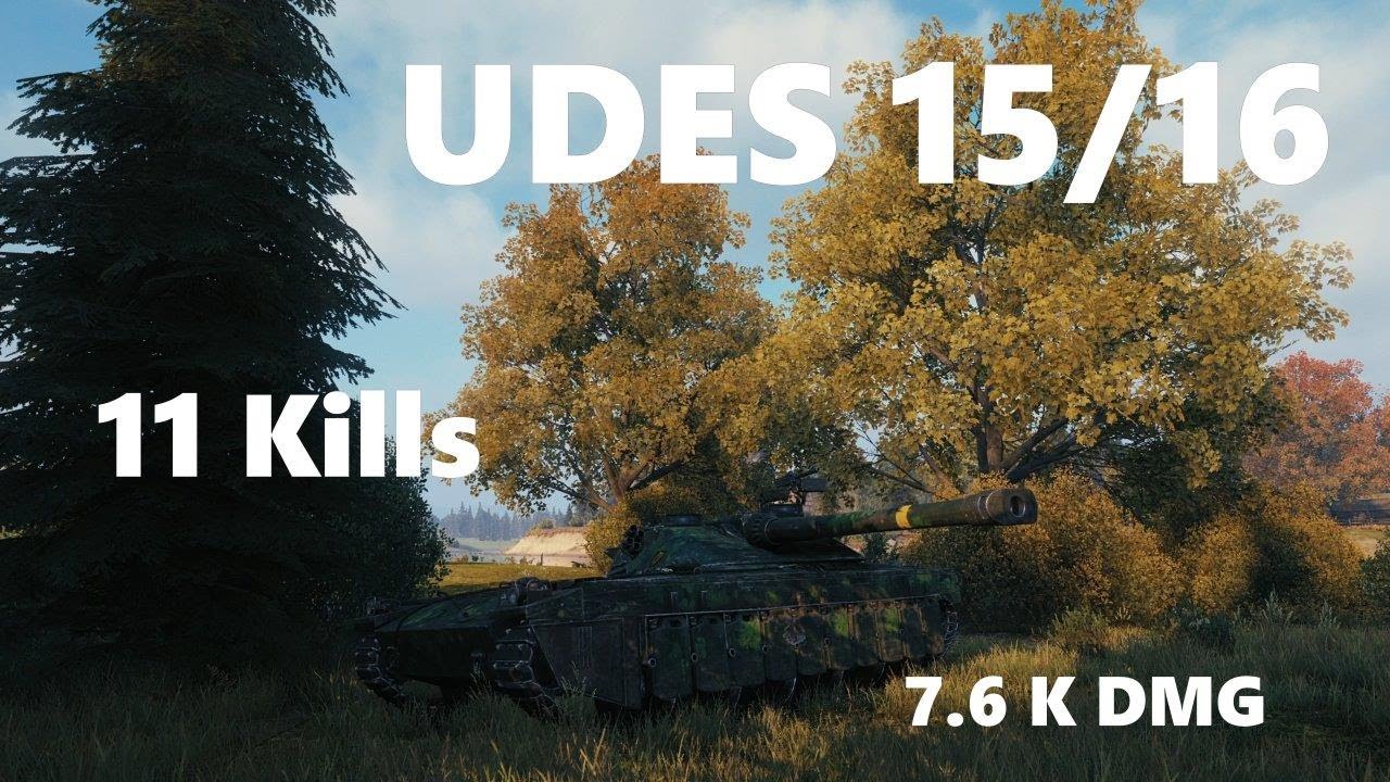 UDES 15/16 crushing everyone 11 Kills 76 K DMG wot complete 4k