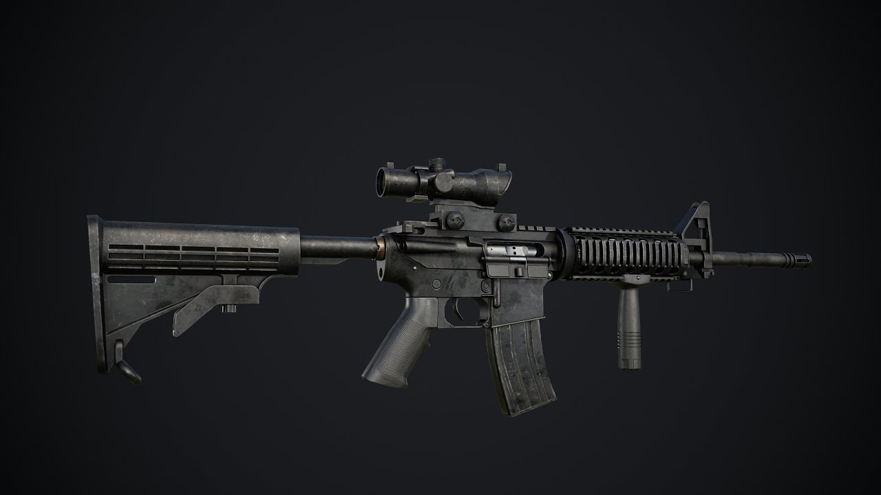 M4 Carbine 3D model