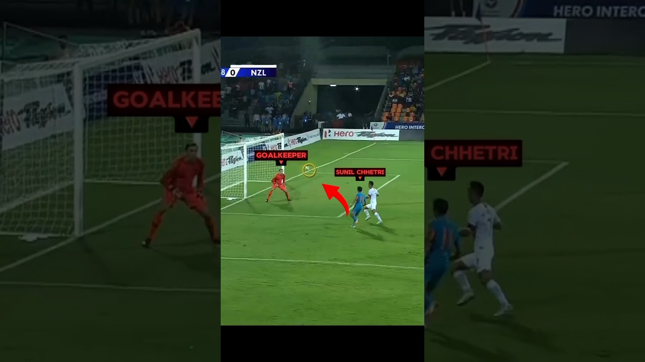 Comeback 👿💀! India scored goal by Sunil Chhetri👏