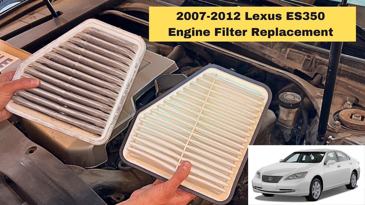 2008-2012 Lexus ES350 Engine Air Filter Replacment! EASY JOB