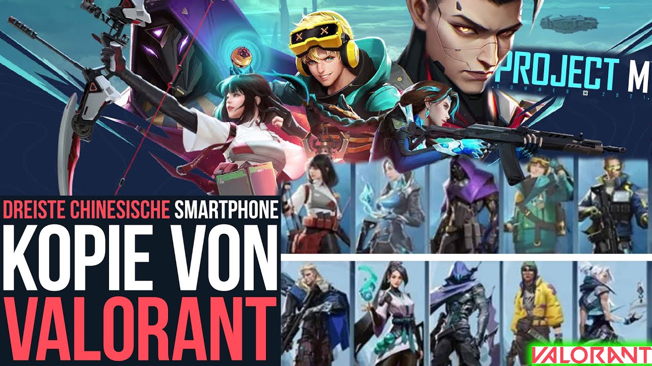 PROJECT M - Dreiste VALORANT KOPIE f&uuml;rs Smartphone! | aSmoogl Reacts