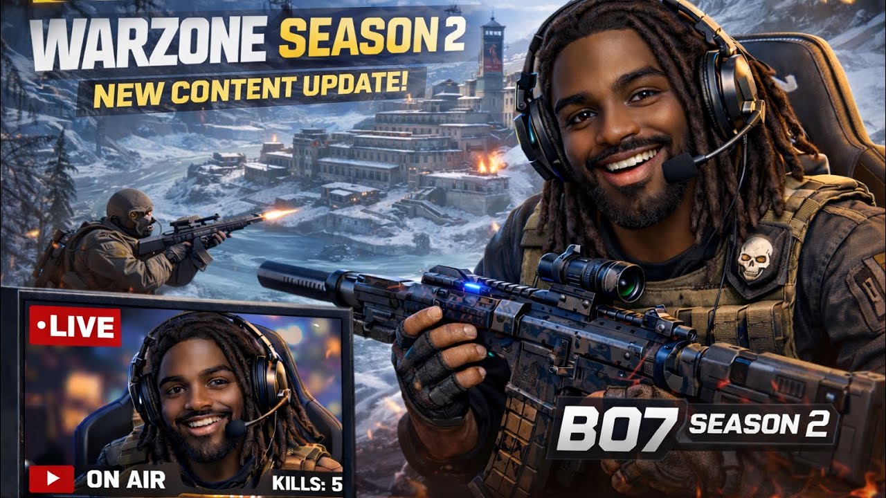 🔴LIVE - SEASON 2 Warzone🔥