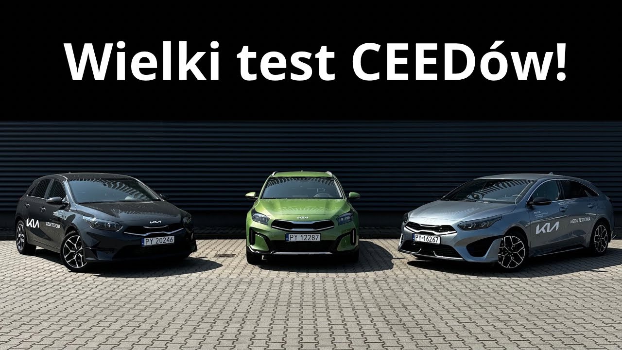 Porównanie rodziny Kia Ceed/Xceed/ProCeed 1.5 160KM Który najlepszy?