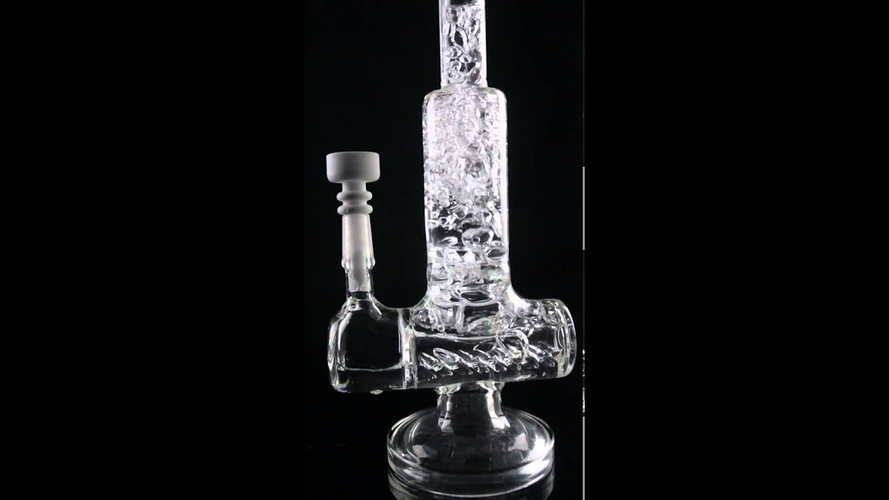 Maverick Glass Inline to Double Turbine Water Pipe