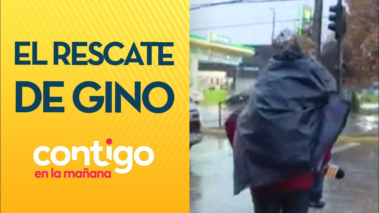 "LA LLEVO A LAPA": Gino Costa ayudó a mujer a cruzar la calle en plena lluvia - Contigo en la Mañana