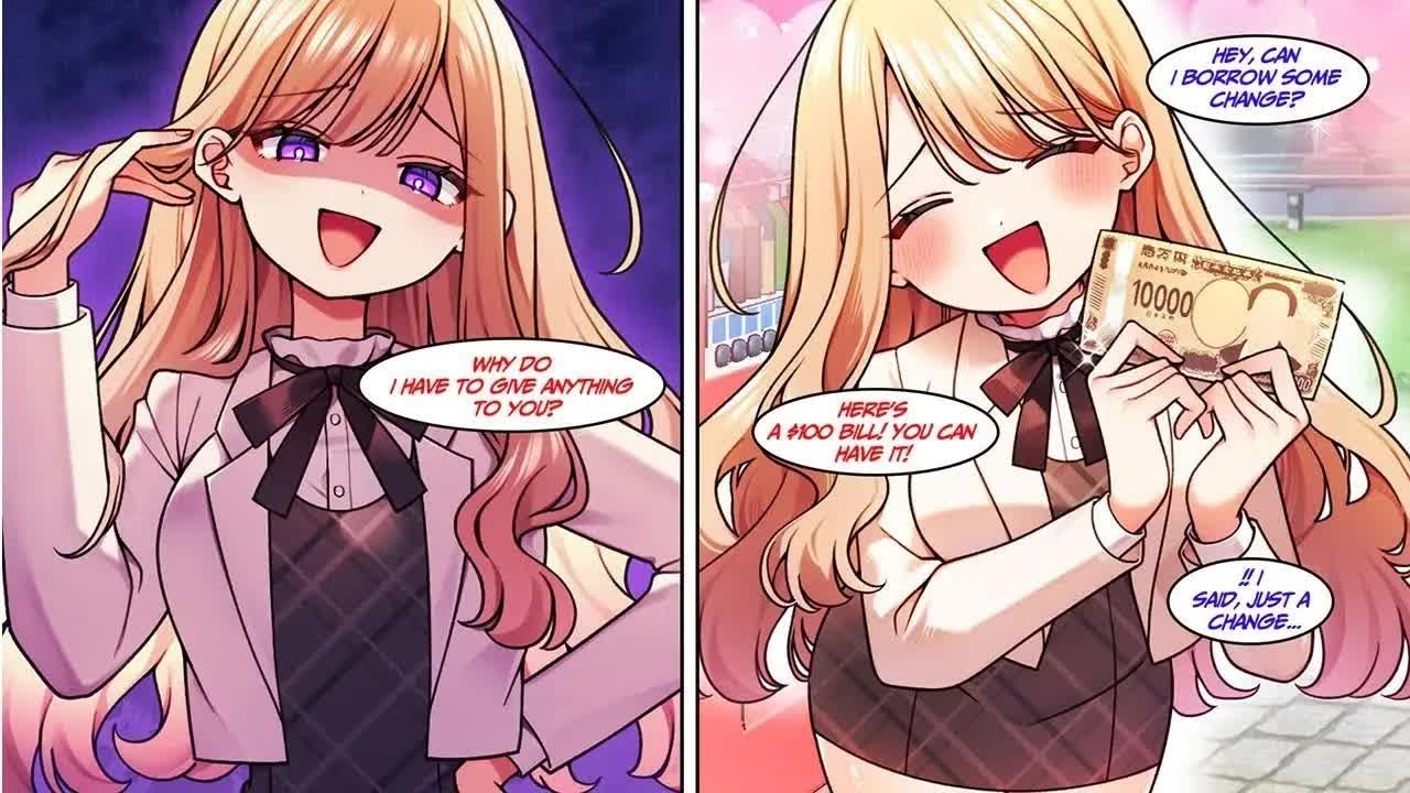 [Manga Dub] Whenever some one talks to her, she is unfriendly, but when I talk to her...