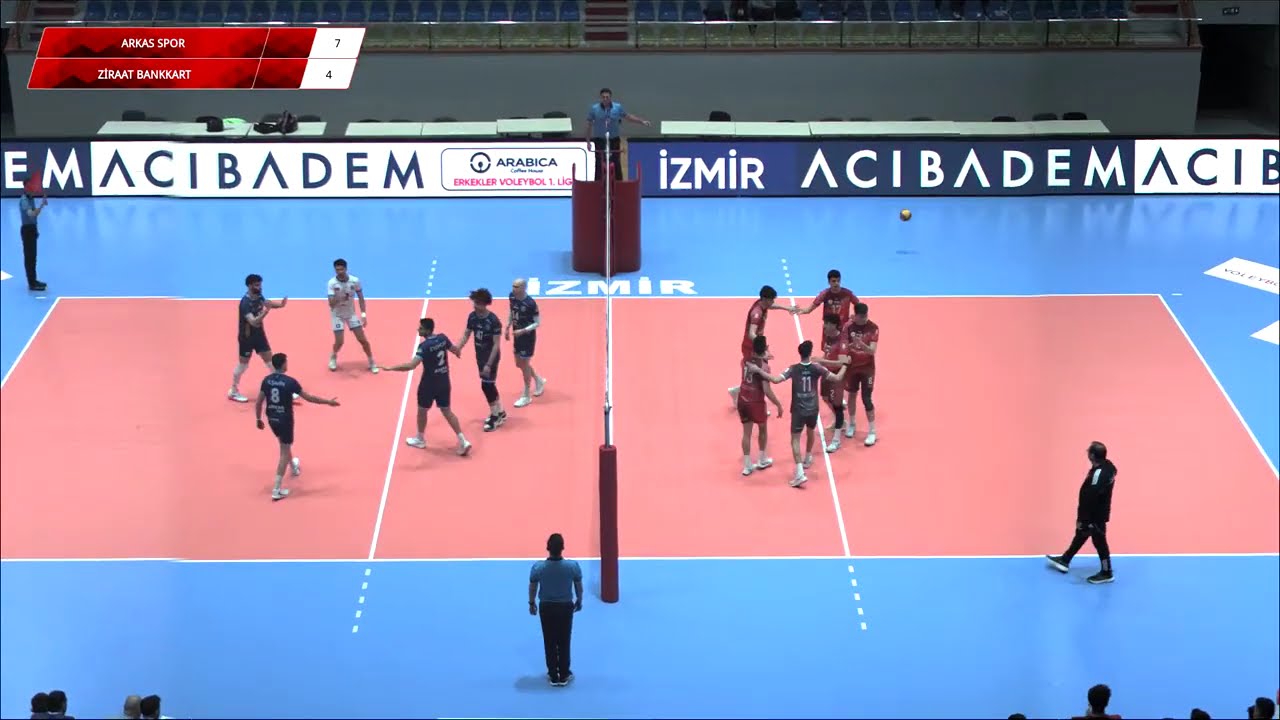 ARKAS SPOR - ZİRAAT BANKKART Arabica Coffee House Erkekler Voleybol 1.Ligi
