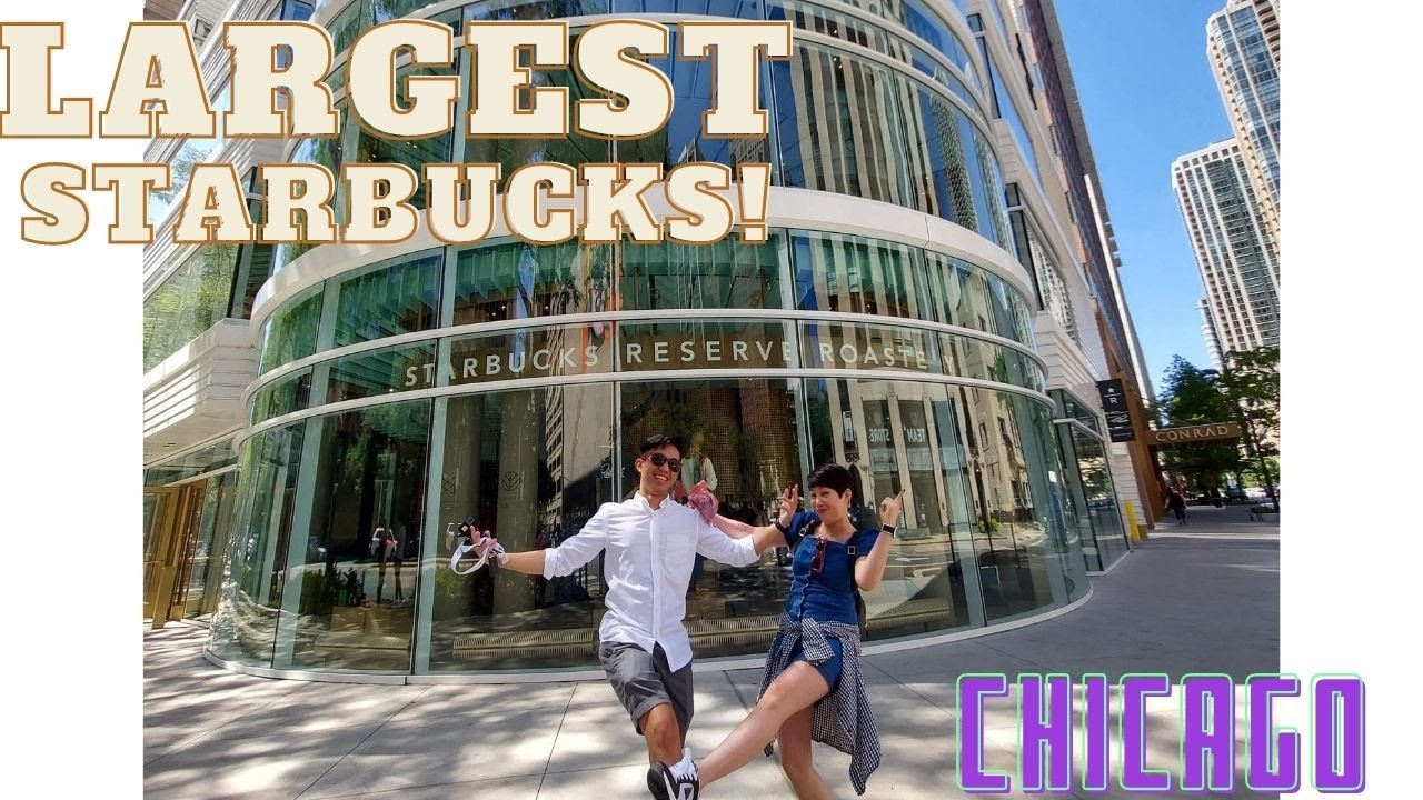 Chicago's Starbucks Reserve Roastery (Largest in the World) (English sub)| Filipino Titas day out.
